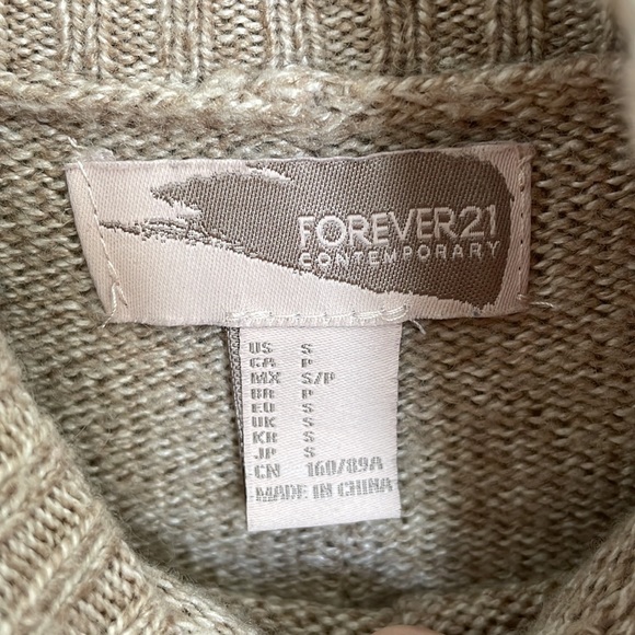 Tan Turtleneck Sweater - Picture 4 of 4